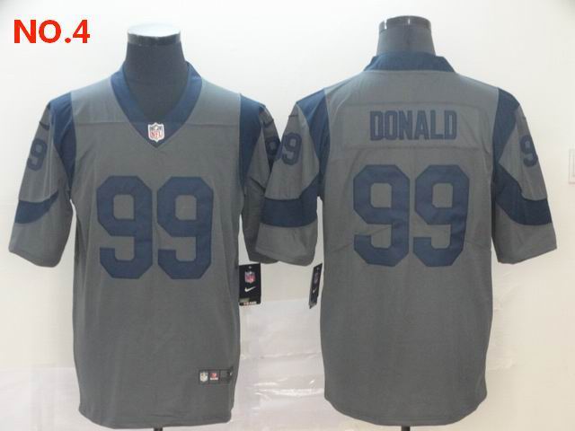 Men's Los Angeles Rams #99 Aaron Donald Jesey NO.4;